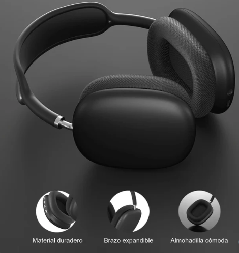Auriculares, Diadema Inalámbrica BT P9