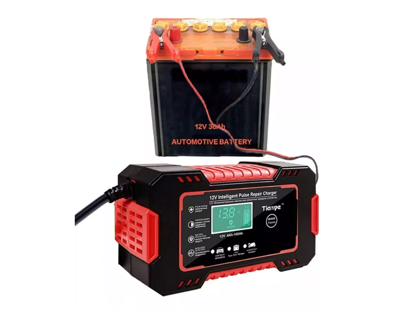 Cargador de bateria de carro de 12V, 6A