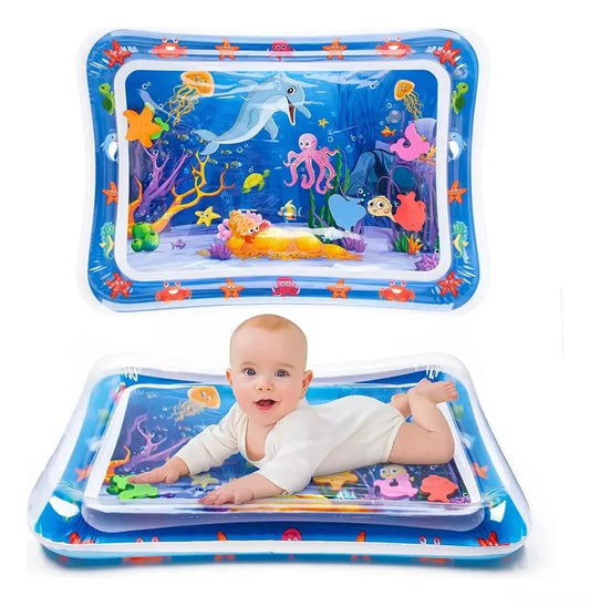 Tapete  de Agua Inflable para Bebes cuad
